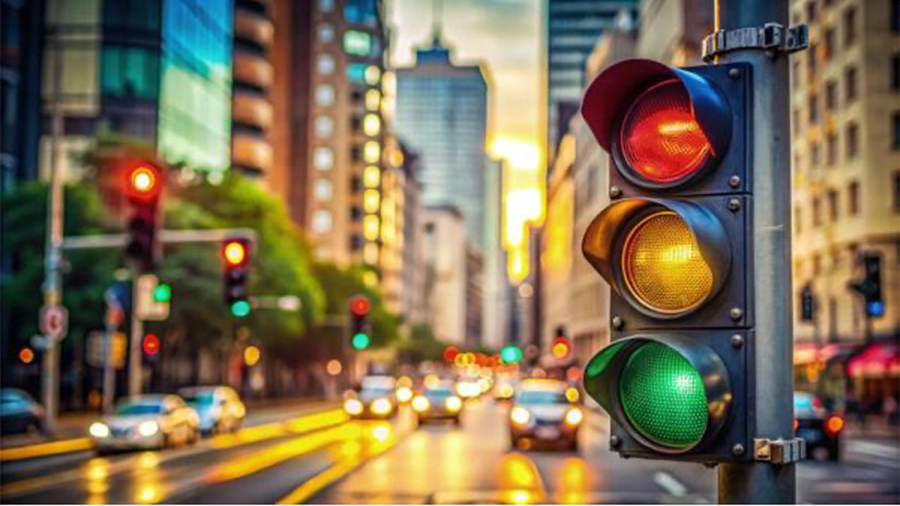 路口確實如虎口，駕駛與行人都要當心過。